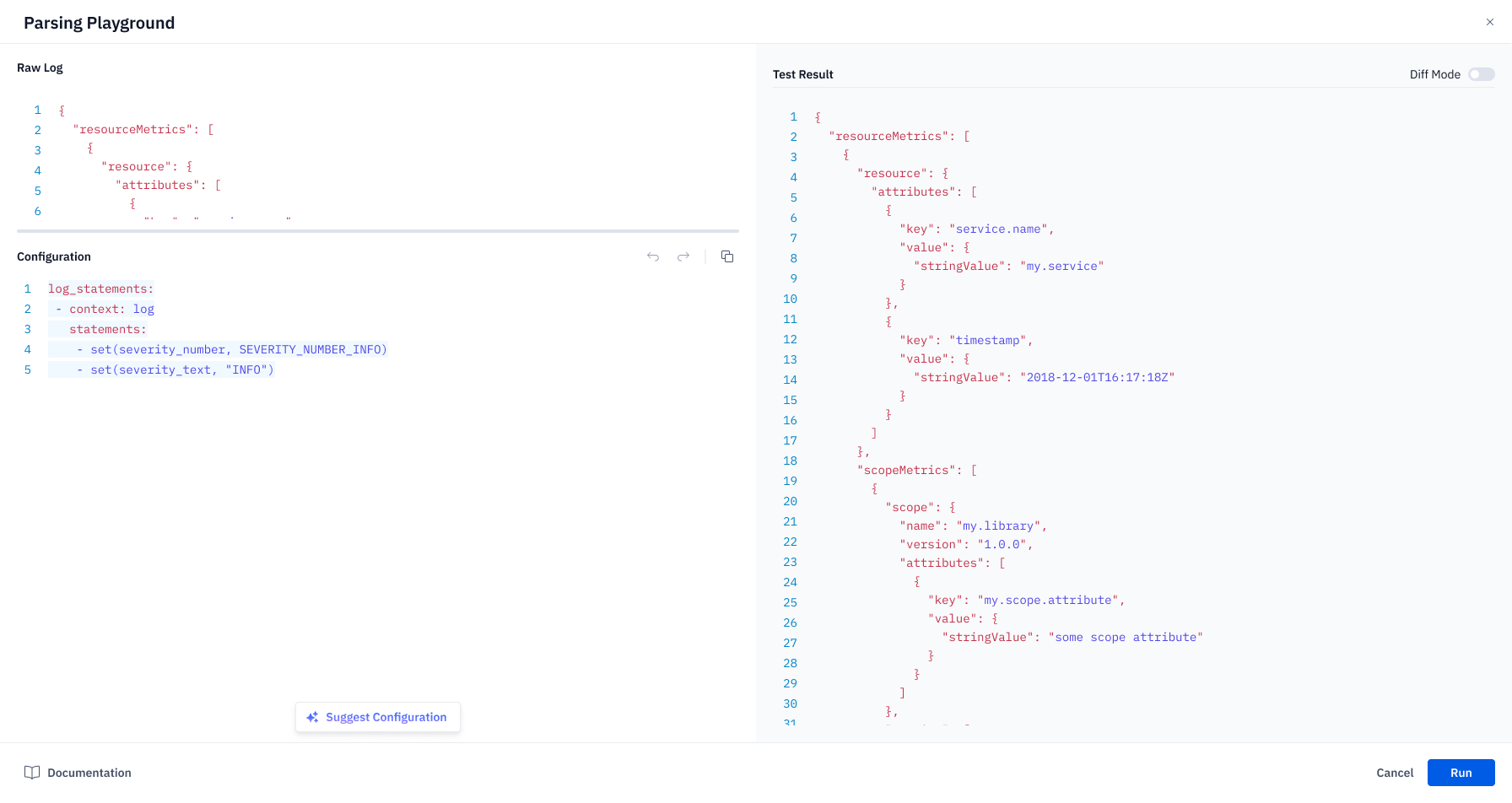 YAML rule builder interface